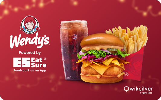Wendys E-Gift (Instant Voucher)